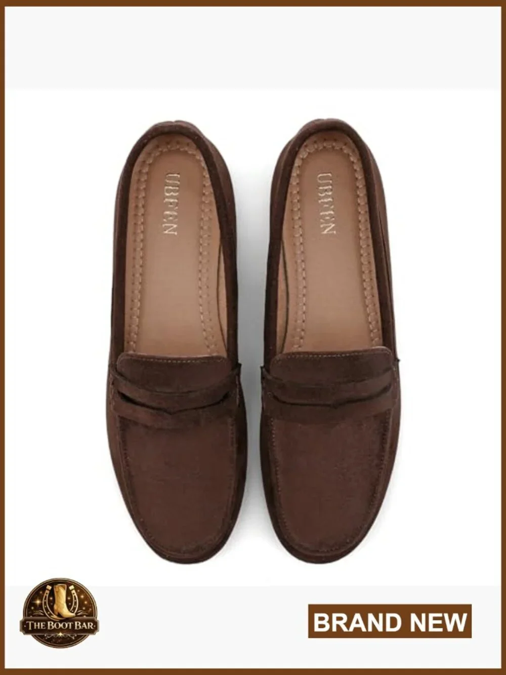 Faux Suede Loafers Slip On Flats Lightweight Comfortable Work Shoes